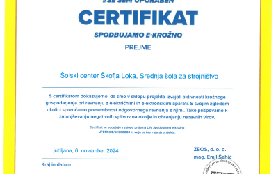 Spodbujamo e-krožno na strojni